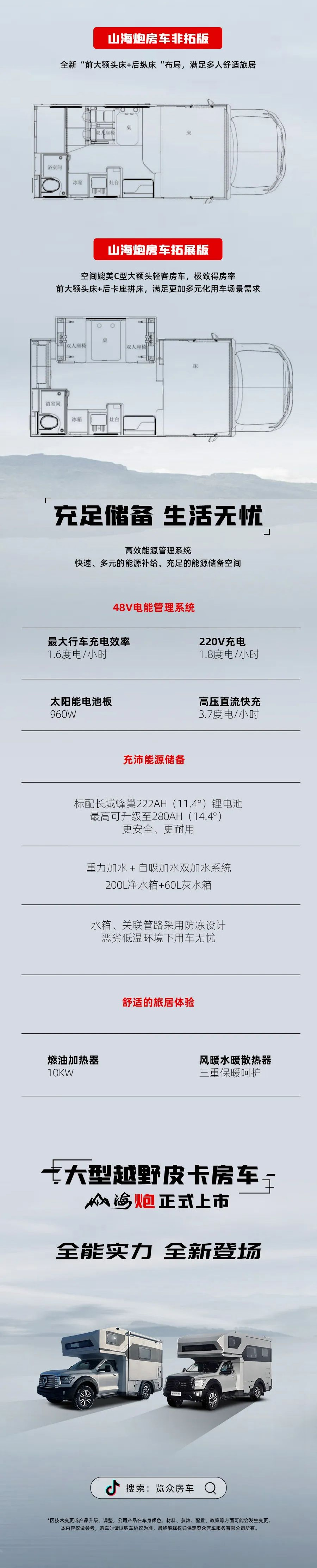 55.8 萬起，山海炮房車正式上市！